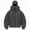 A01-Dark Gray, variant on Womens Zip up Hoodies Double Hat Face Mask Hoodie Womens Sweatshirt Jacket for Men Winter Coats Sportswear