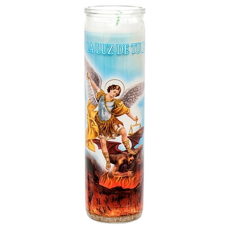 New 373149  Veladora Religious Candle San Miguel Arcangel (12-Pack) Cheap Wholesale Discount Bulk