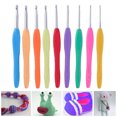 thumbnail image 3 of Crochet Hook Kit DIY Ergonomic Knitting Needle Crochet Accessory Set with Case, 3 of 5