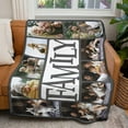 thumbnail image 3 of Couples Gifts Custom Blankets with Photos and Text Multiple Colors Sizes Soft Flannel Blankets Valentines Day Gifts, 3 of 6