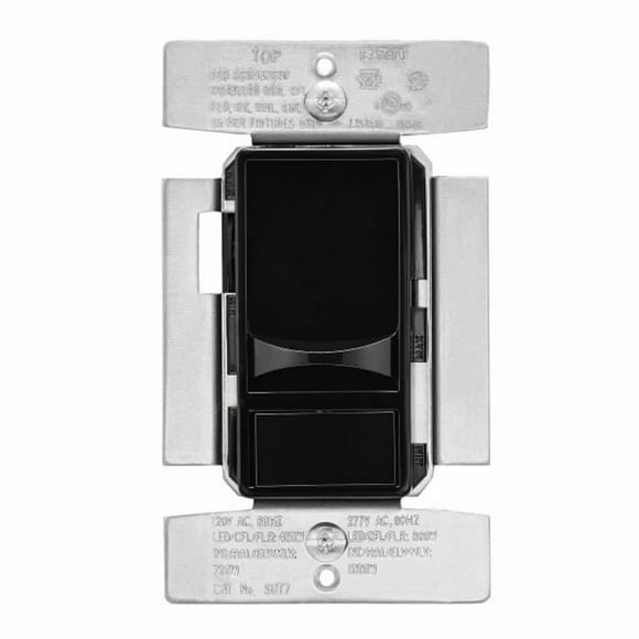 SUT7-BK - DIMMER SLIDE W/ON-OFF SWITCH 3- WAY 120V 450W DECORA INSERT BLK