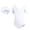 e-103White49, variant on MEZZALL Bodysuits Elegant Girls Dance Jumpsuit For Ballet Practice Short Sleeve Comfortable Fit With Easy Snap Front V-Neck Solid Color Comfort Back To School Onesie