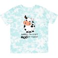 thumbnail image 3 of Inktastic Sorry, I'm a Bit Moody Today Cute Cow Pun Boys or Girls Toddler T-Shirt, 3 of 5
