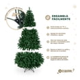 thumbnail image 3 of Árbol de Navidad Plegable Pino Navideño Frondoso, Cedro del Himalaya Esquimal (Verde, 2.40 m), 3 of 6