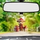 thumbnail image 4 of Acrylic Christmas Ornaments Hanging Decorations with Engraved Santa Claus Design for Holiday Tree Home Party Festival Indoor Outdoor Decorative Pendant Gift, 4 of 6