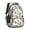 Paisley and Floral-2, variant on Paisley and Floral Blue Pattern Cute School Backpack Bag with Padded Back and Adjustable Shoulder Straps 16.9 X 12.6 X 5.9 Inches