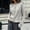 Gray, variant on Liuinsasek Knit Cardigan for Women Solid Color Long-Sleeve Crew-Neck Button-Up Ruffled Knit Cardigan Casual Cute Sweaters Fall Winter Outfits