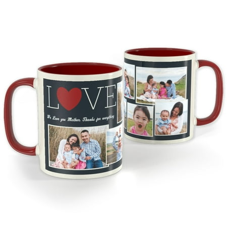 Logo Photo Mug - Red Photo Mug 11 oz