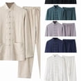 thumbnail image 1 of Men's Suits Slim Fit 2 Piece Suit Set for Men Business Formal Wedding Tuxedo One Button Jacket with Flat Front Pants Solid Color Party Dress Suit, 1 of 9