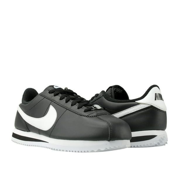 seguro planes Santuario Nike Men's Cortez Basic Leather Black / White-Metallic Silver Fashion  Sneaker - 13M - Walmart.com