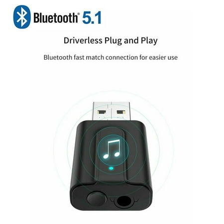 2 In 1 Bluetooth 5.1 USB Bluetooth Transmitter And Receiver Television Computer Wireless Audio USB Bluetooth