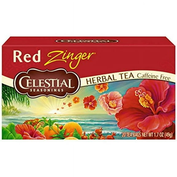 Celestial Seasonings Herbal Tea, Red Zinger, 20 Count