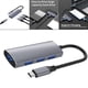 thumbnail image 3 of Adaptador multipuerto USB Hugo 4 puertos 1 USB 3.0 + 3 USB 2.0 gris, 3 of 10