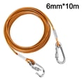 thumbnail image 2 of Pet Heavy Duty Reflective Dog Leash Lead Runner For Dogs Blue 5mm Wide, 2 of 5