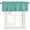 Teal Green, variant on Vintage Fruit Green Rod Pocket Curtain Valance, Farmhouse Retro Solid Color Linen Texture Farmhouse Window Valance for Living Room, Bedroom, Kitchen 42"W x 12"L