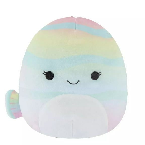 Squishmallows 8" Canda The Rainbow Fish - Official Kellytoy Plush - Soft and Squishy Fish Stuffed Animal Toy - Great Gift for Kids