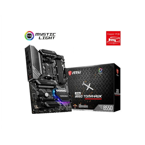 MSI Carte Mère Gaming ATX, MAG B550 TOMAHAWK, AM4, DDR4