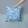 thumbnail image 2 of Watercolor Sealife Art Canvas Fabric Decorative Pillow, 2 of 4