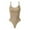 Brown, variant on qolati Shapewear Bodysuit for Women Tummy Control Thong Low Back Body Shaper Ribbed Seamless Backless Scoop Neck Camisoles Jumpsuits with Built-in Bra