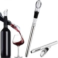 thumbnail image 3 of 2PCS Wine Cooler Wine Bottle Chiller Stainless Steel Wine Chiller Stick Wine Decanter with Wine Aera, 3 of 5