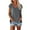 Dark Gray, variant on Timegard Womens Summer Tops Cap Sleeve V Neck Tunic Top Solid Color Casual Comfy Tee Shirts with Pocket