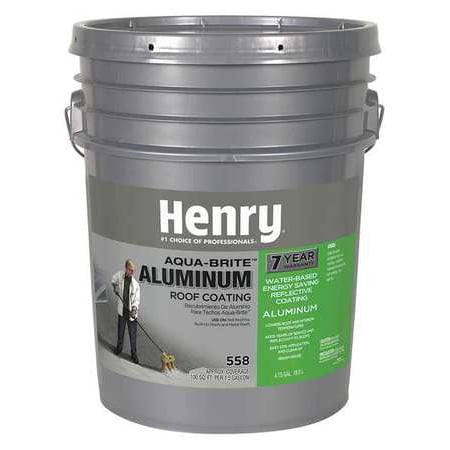 HENRY HE558018 Aqua Brite 5 gal. Silver Aluminum Roof