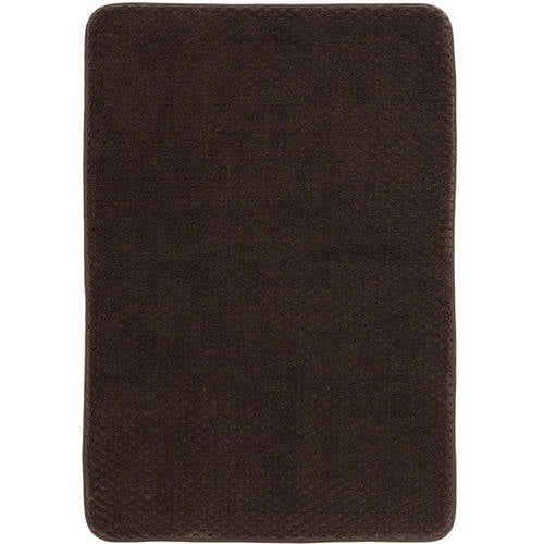 Better Homes & Gardens MicroDenier Polyester Memory Foam Bath Rug, 1
