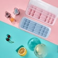 thumbnail image 3 of TIELUTT The 26cm Rectangular Tray Is Durable in the Kitchen and Designed To Easily Release Water Bottle with Dogs on It Ice Trays for Freezer with Large Tube Tray Rubber Ice Trays Seashell Container, 3 of 6