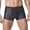 Dark Gray, variant on Mens Underwear Fashion Ice Silk Panties Briefs Fashion Breathable Nylon Mesh Boxers