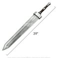thumbnail image 2 of Munetoshi 40” Foam Colossal Great Sword Elden Fantasy Ring Medieval Knight Cosplay Costume, 2 of 9