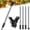 Black-2 Pack, variant on 4Pack 1860 Inch Adjustable Tree Support Crutch Poles, HeavyDuty Stainless Steel Branch Braces, Fruit Tree Stabilizing Supports Against Bending & Breakage