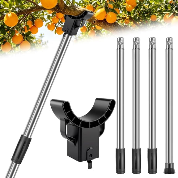 4Pack 1860 Inch Adjustable Tree Support Crutch Poles, HeavyDuty Stainless Steel Branch Braces, Fruit Tree Stabilizing Supports Against Bending & Breakage