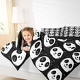 thumbnail image 4 of Castle Fairy Child Cartoon Panda Twin Comforter Sets,Cute Woodland Animal Bedding Set, 4 of 8