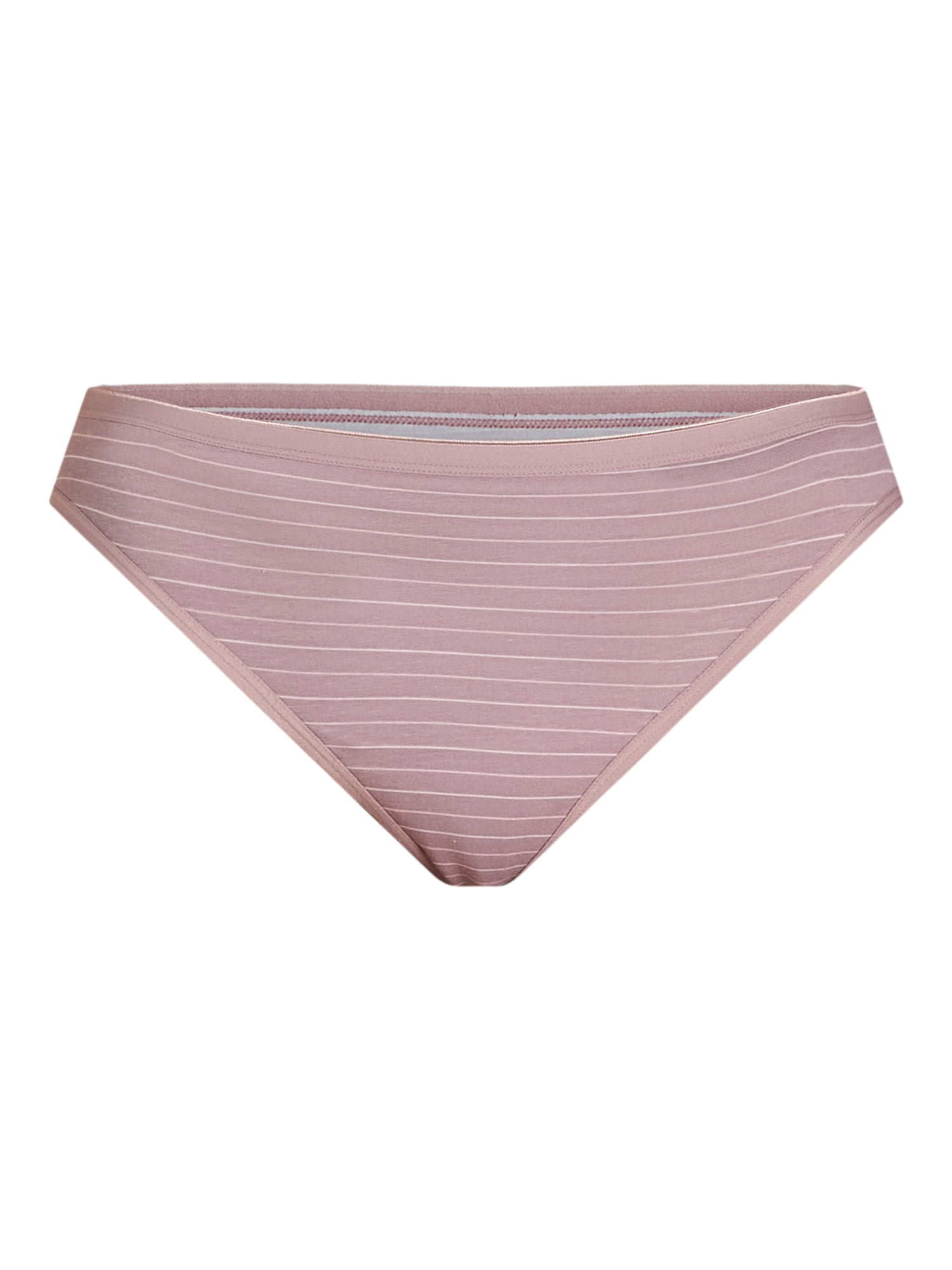 Joyspun Women's Cotton-Blend Thong Panties, 6-Pack, Sizes S-XXXL