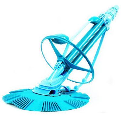 Gli Whirlwind Pool Rollen-System Kit, 3 Zoll Rohr, 24 Fuß (7,3 M) Breite – Für Oberirdische Pools, Aluminium, Vorgebohrt