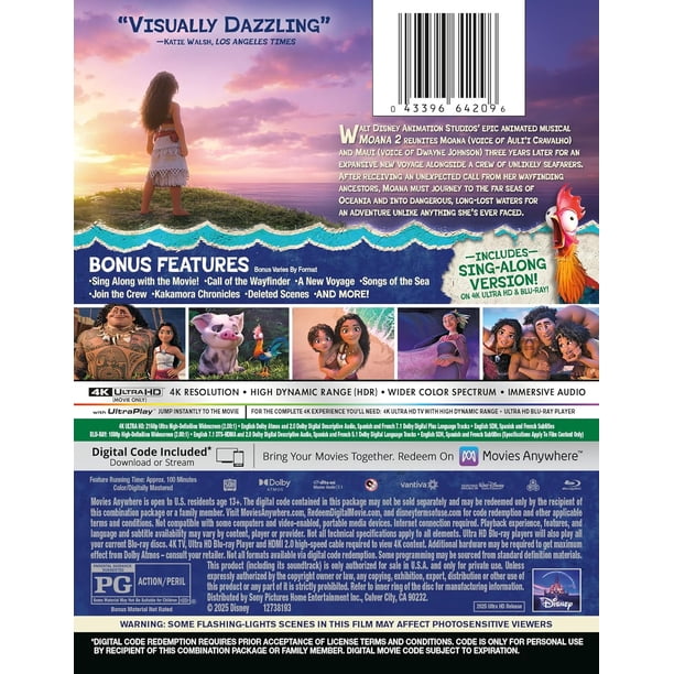 Walt Disney Pictures - Moana 2 (Steelbook) [ULTRA HD] - Walmart.com