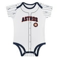 thumbnail image 4 of Newborn & Infant Gray/White Houston Astros Two-Pack Play Ball Bodysuit Set, 4 of 5