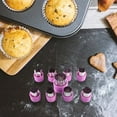 thumbnail image 2 of Binwennn Small round Silicone Baking compatible with Machine Set Funnel Cake Kits Stainless Steel Vegetable Animal Cartoon Home Fruit Flower Cutter 9 Piece Set Easy To Become A Small Secret !, 2 of 7