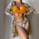thumbnail image 1 of Traje de baño de 2 piezas para mujer, trajes de baño para mujer, bikini estampado de tres piezas para mujer, traje de baño dividido para mujer, 1 of 4