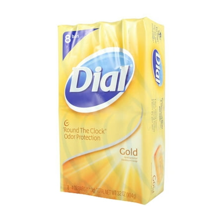 Dial Gold Antibacterial Deodorant Soap Odor Protection 4 Oz - 8 (Best Antibacterial Soap For Body Odor In India)