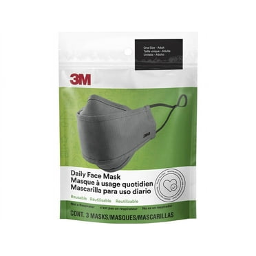 3M Adjustable Reusable Cotton Face Mask, 3 Piece