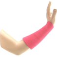 thumbnail image 6 of COUVER 9 inch Extra Long Thick Sports Wristband / Sweatband, BRIGHT PINK (1 Piece), 6 of 10