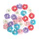 thumbnail image 4 of 25 unids/lote bonitos lazos para el pelo para perros y gatos, lazos de flores para acicalamiento con bandas de goma para mascotas, 4 of 12