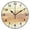 Black, variant on 9.84in Sunset Landscape PVC Canvas Wall and Table Clock with Canvas Texture, Black or Gold Hands