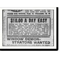 thumbnail image 2 of Historic Framed Print, Adv. in "Billboard" Help Wanted, 17-7/8" x 21-7/8", 2 of 9