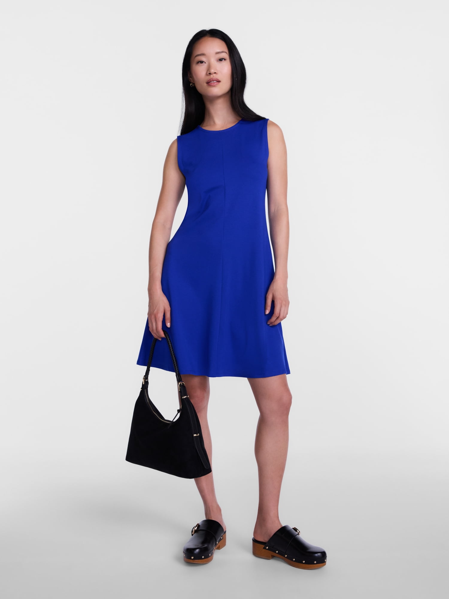 Scenario Women's and Women's Plus Fit and Flare Mini Dress, Sizes XS-4X