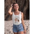 thumbnail image 2 of Seashell Field Notes Ii Racerback Tank Women -Naomi McCavitt Designs, Female XX-Large, 2 of 4
