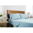 thumbnail image 6 of Neutral Solid Color Brushed Microfiber Deep Pocket Sheet Set, 6 of 9