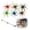 6-piece mixed pack 3, variant on BARMOTU 6Pcs Fuzzy Dice Fishing Lure for Bass Fishing, Soft TPR Creature Bait, Floating Soft Plastic Lures with Reflective Glitter, Lifelike Breathing Action for Freshwater & Saltwater