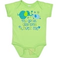 thumbnail image 3 of Inktastic My Great Grandma Loves Me Cute Elephants Boys or Girls Baby Bodysuit, 3 of 5